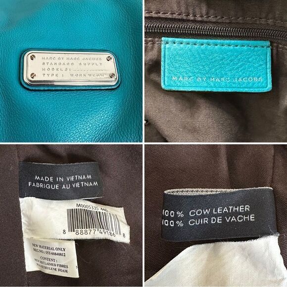 Marc by Marc Jacobs Aqua Blue Hobo/Shoulder Bag - Picture 7 of 13